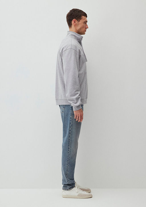 Gri Sweatshirt - Mavi фото 4