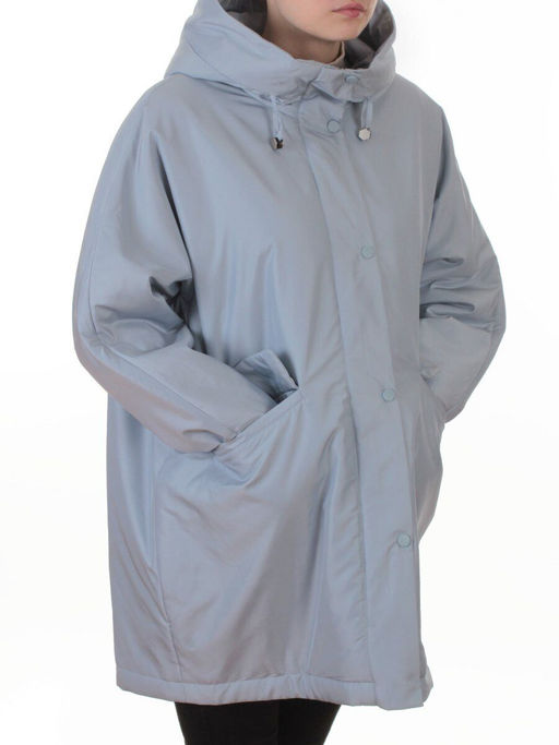 8020 LT. BLUE Куртка демисезонная женская (100 гр. холлофайбер)