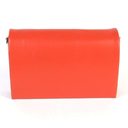 Женская кожаная сумка кросс-боди с тремя отделениями 3086 Ватермелон Ред - Cidirro фото 2