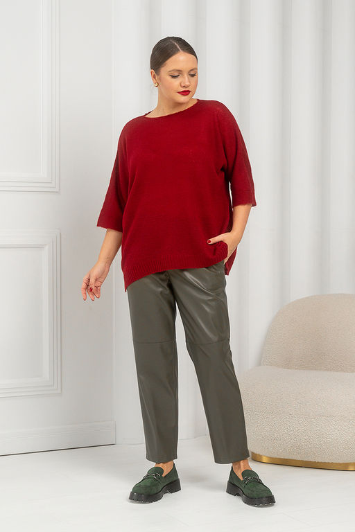 Джемпер Д-207 бордо - Angelika фото 2