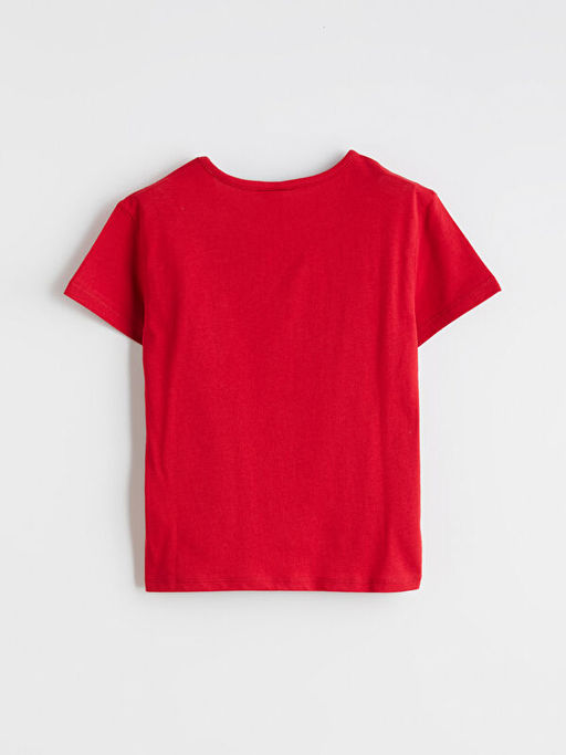 Bisiklet Yaka Atat?rk Bask?l? K?z ?ocuk Ti??rt