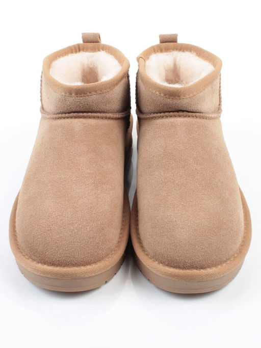 PF8300-3 BEIGE Угги женские (натуральная замша, 100% шерсть)