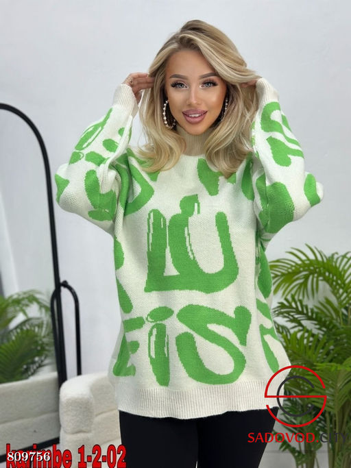 кофта женская с принтом - Bruno фото 2