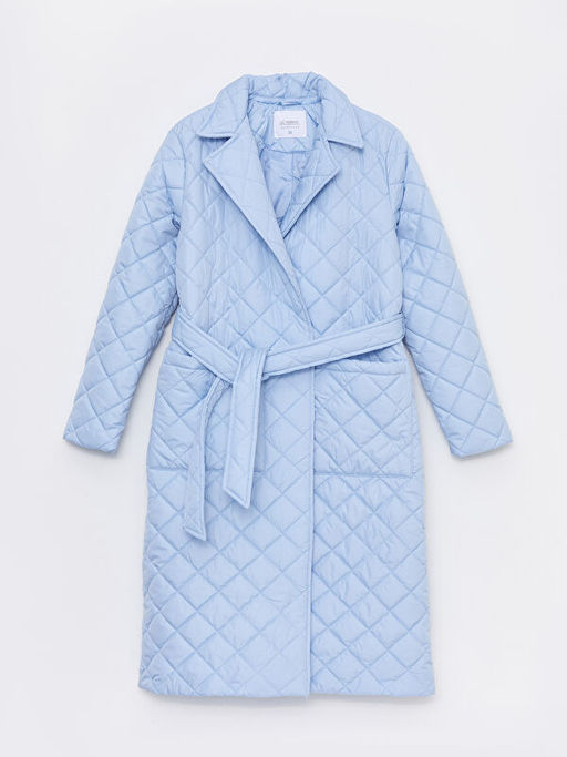 Ceket Yaka Kapitone Kad?n ?i?me Mont