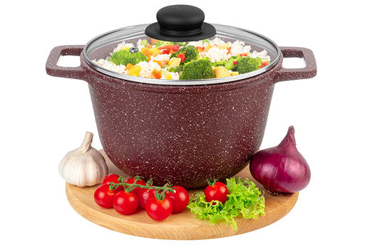 Казан 3 л ГАРМОНИЯ ВКУСА Рубин С КРЫШКОЙ ф20, 28*21,5*18,5 см