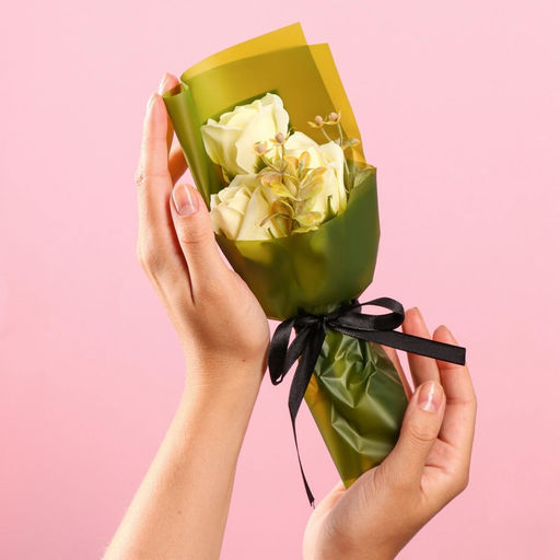 Букет мыльных роз, белые - SB BEAUTY фото 6