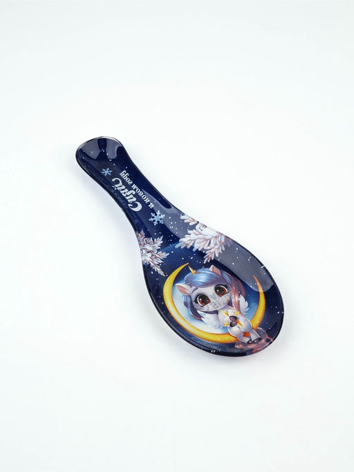 Подарочный набор новогодний Сияй в Новом году, подставка под ложку, лопатка - Дорого внимание фото 7