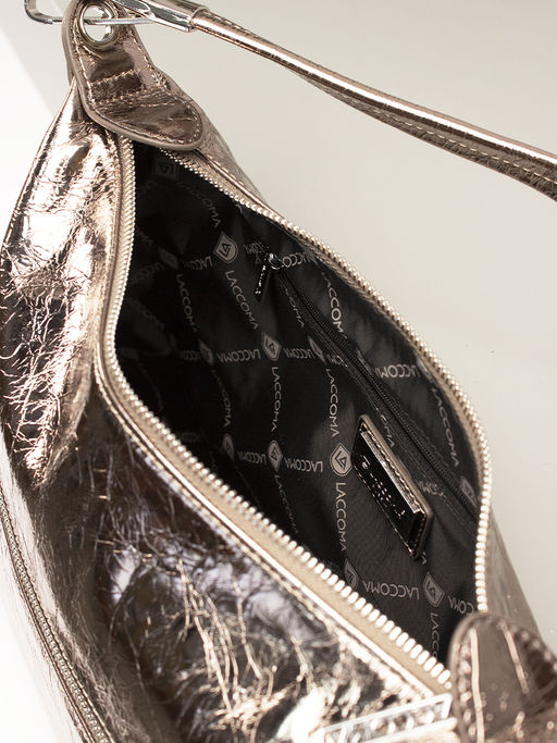 LACCOMA сумка Q3316-бронзовый натуральная кожа полиэстер  фото 4