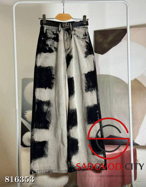 Джинсы багги из плотного материала - Bruno фото 3