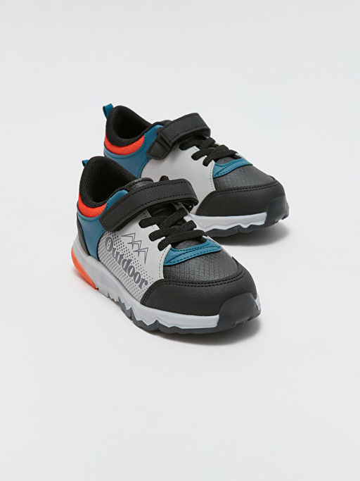 Ba?c?k ve C?rt C?rtl? Erkek ?ocuk Trekking Ayakkab? - Waikiki фото 3