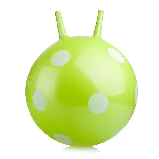 Мяч с ручкой 45 см "Ассорти" в пакете