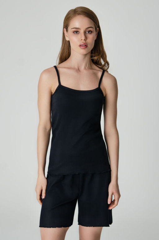 Арт.9177/3 Пижама с шортами 44-50 (4 шт) Цвет:черный - Калинка фото 7