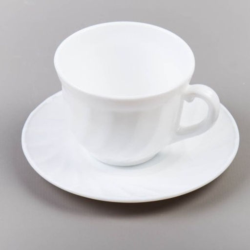 Чайный набор 12 предметов 200 мл белая А / XWB190HP55-6E (WHITE) /уп 8/ - Галеонтрейд фото 8