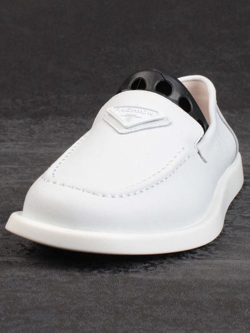 03-HY3-2D WHITE Полуботинки женские (натуральная кожа)