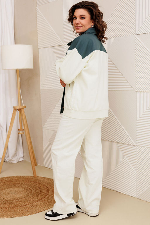 Бомбер BegiModa 2018 молочный  фото 4