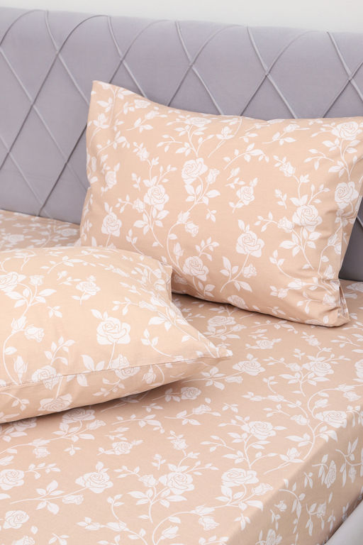 Наволочка поплин Цветочный рай-компаньон