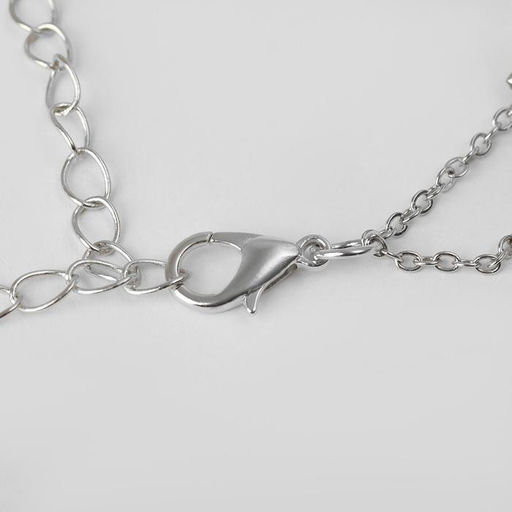 Бусы «Жемчужный мир» тонкие нити, цвет белый в серебре , длина 54см