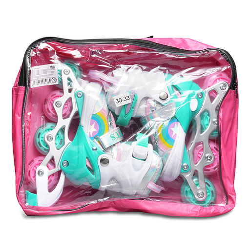 Ролики детские, размер S (цвет зеленый)