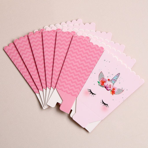 Цена за 6 шт. Снек-бокс Единорожка - Страна карнавалия фото 2