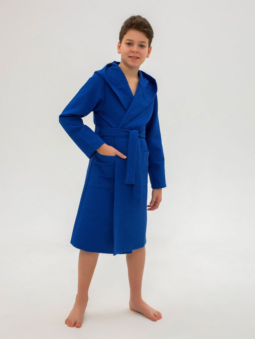 ХАЛАТ ДЕТСКИЙ С КАПЮШОНОМ ВД-ВАС-558 - Ашматекс фото 3