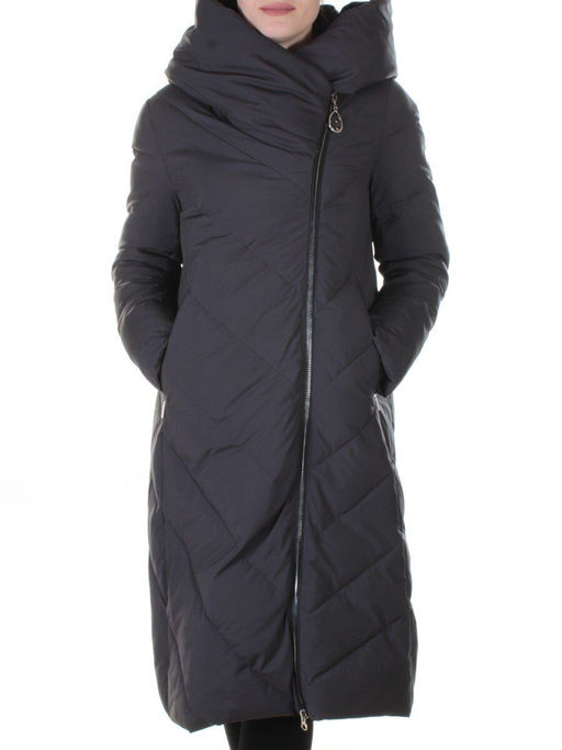 F-9917 DK. GRAY Пальто женское зимнее Callia (200 гр. холлофайбер)