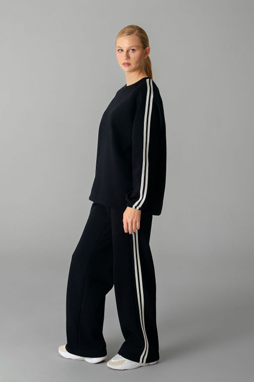 Арт. 2918 Костюм женский с начесом 46-54 (5 шт) Цвет:черный