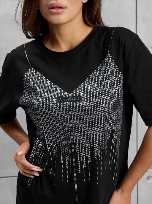 Футболка "Топ" черный женская