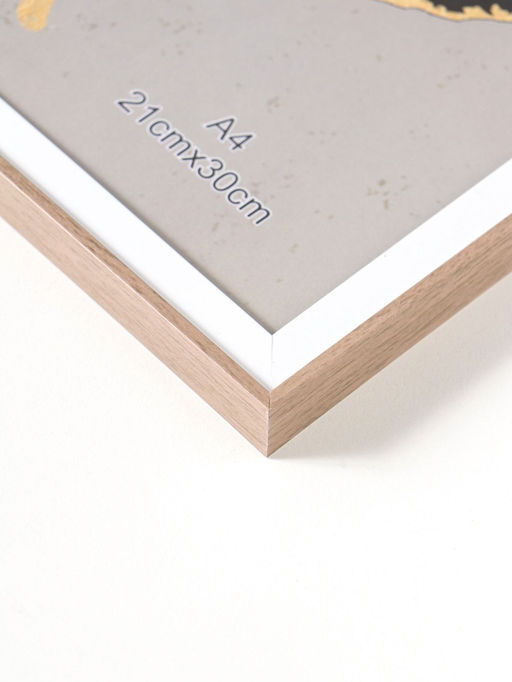 Фоторамка для фото формат А4 «Современная классика», пластик, беж и белый, 26×20.8×1.5 см