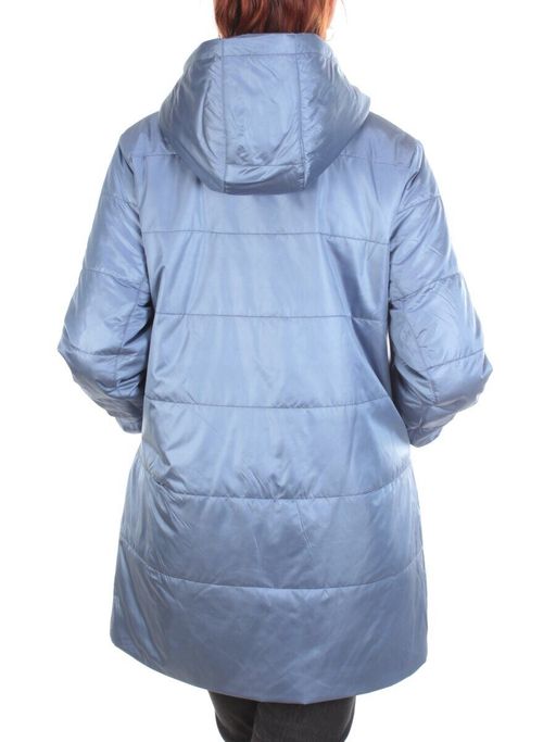 22-305 GRAY/BLUE Куртка демисезонная женская AKiDSEFRS (100 гр.синтепона) - Фабричный китай фото 5