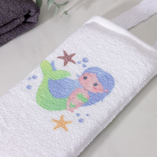 Цена за 2 шт. Мочалка-лента для тела хлопковая Доляна «Русалочка», 10,5×25 см