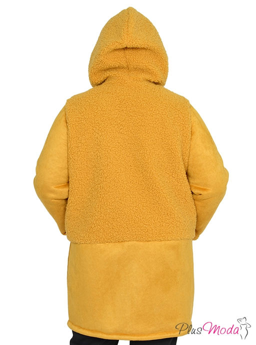 Куртка-пальто Модель №679 размеры 44-84 - Plusmoda фото 6