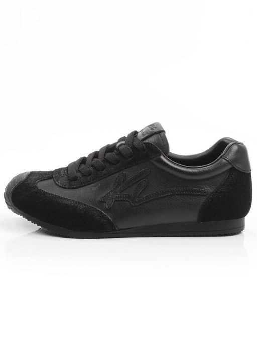 03-A885-1 BLACK Кроссовки женские (натуральная кожа, натуральная замша)