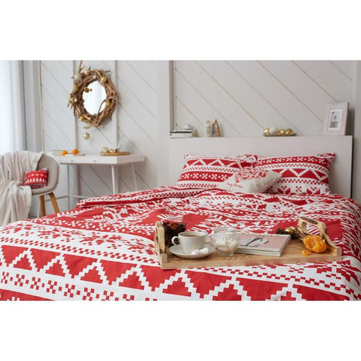 Постельное белье LoveLife 1,5сп Christmas ornament 143*215см,150*225см,50*70см-2шт фото 10