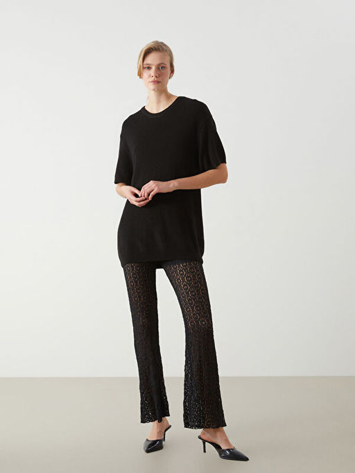 Beli Lastikli Dantelli Kad?n Pantolon