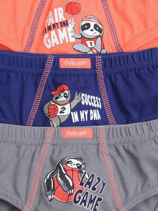 BULB3225(3шт. в упаковке) трусы для мальчиков - Pelican фото 2