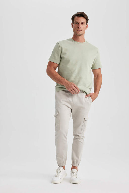 Узкие брюки-карго с карманами и нормальной талией Jogger - Defacto фото 3