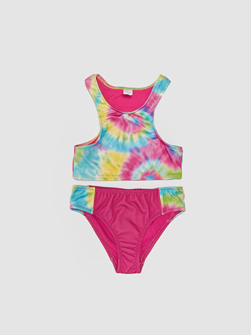 Batik Desenli K?z ?ocuk Bikini