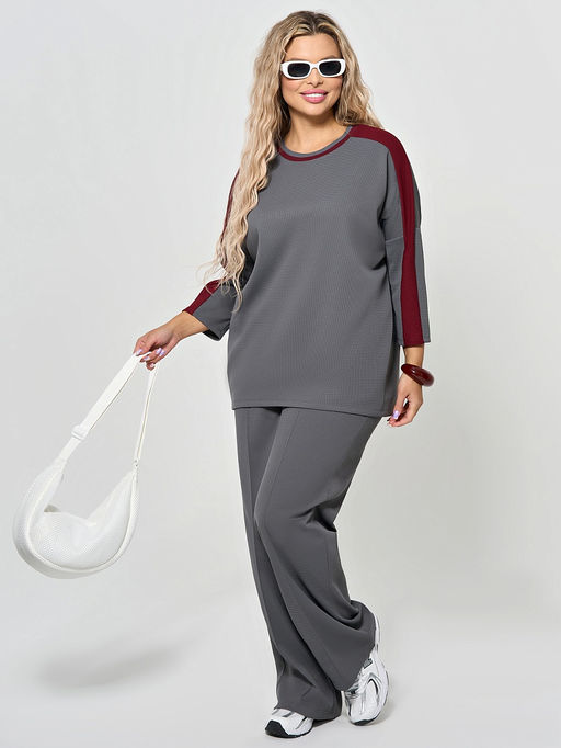 Костюм 0001-3а темно-серый