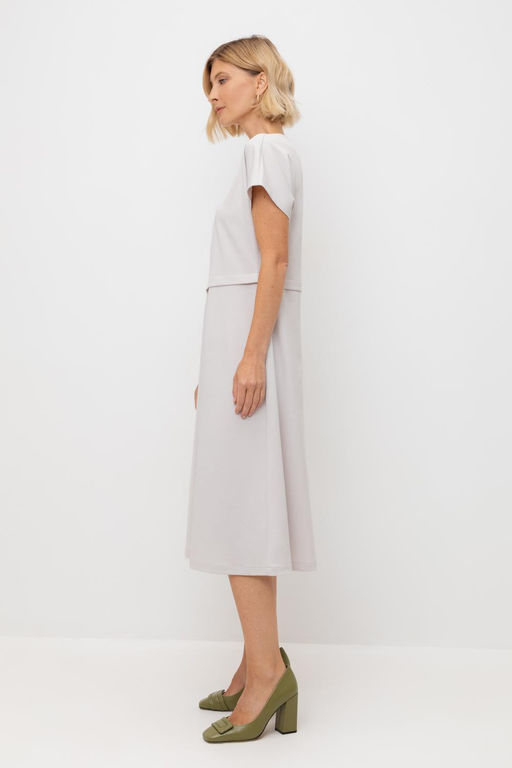 ЕВТ 5085/серо-сиреневый платье жен