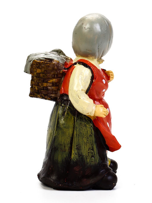 Садовая фигура из полистоуна «Бабушка с гусем», 10×10×20 см, Greengo