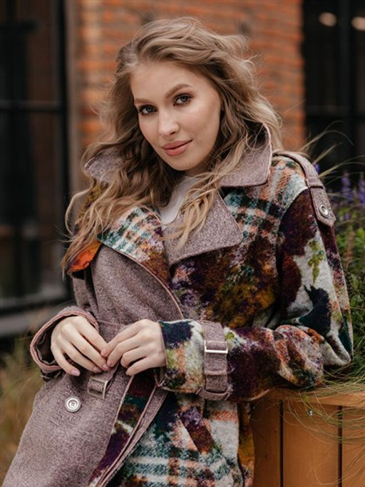 Жакет женский удлиненный, шерсть - Волтри фото 5