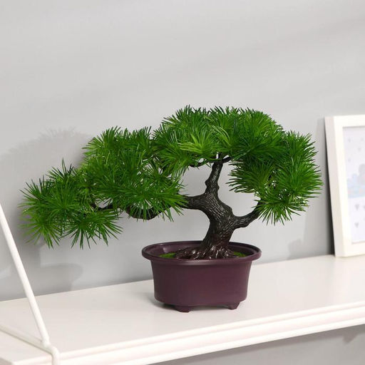 Бонсай искусственный в горшке «Дендроарт», 12×17 см, МИКС