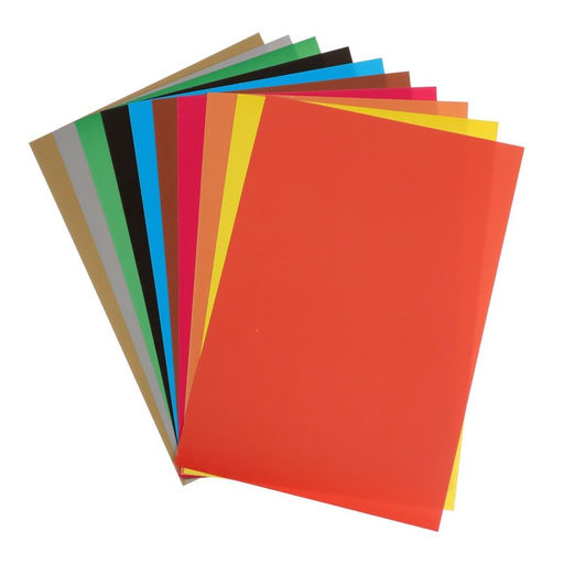 Картон цветной А4, 10 листов, 10 цветов, волшебный (золото+серебро), мелованный 230 г/м2 - Школа талантов фото 2