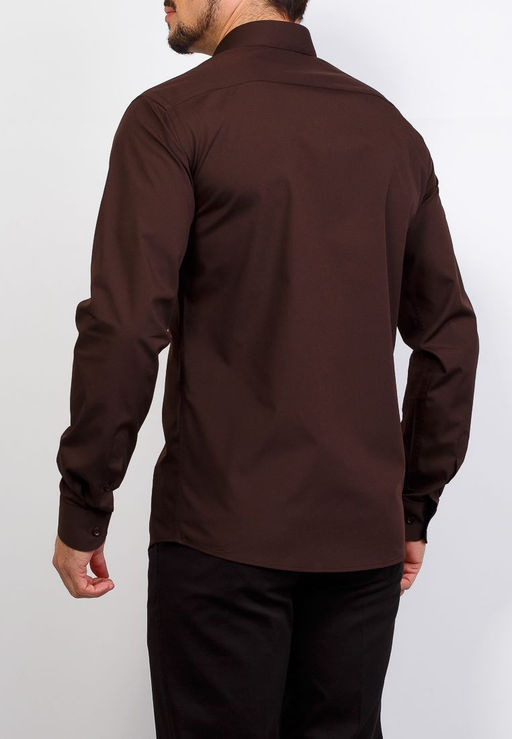 Сорочка мужская длинный рукав GREG 540/139/BR/Z фото 7