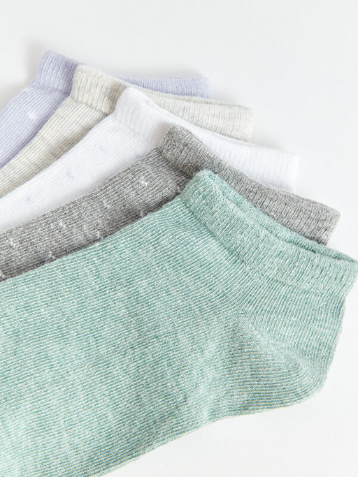 Desenli Kad?n Patik ?orap 5li Paket - Waikiki фото 3