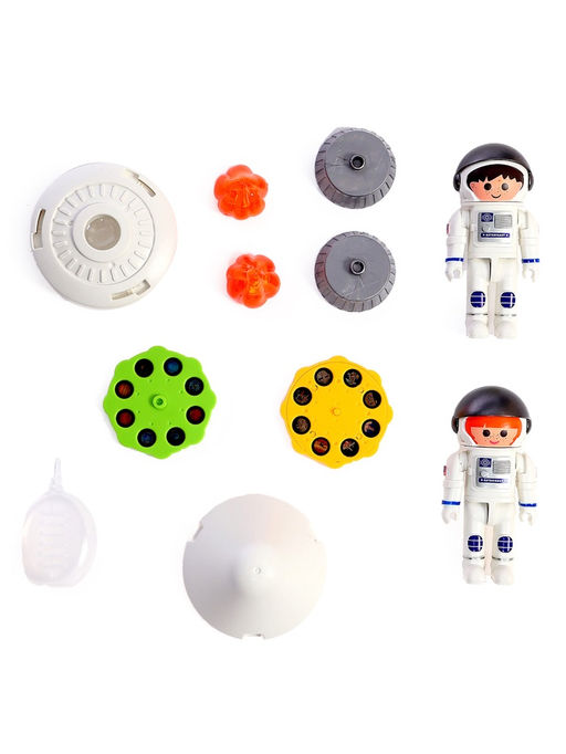 УЦЕНКА Игровой набор 5в1 Ракета, свет, звук, дым, с проектором и фигурками