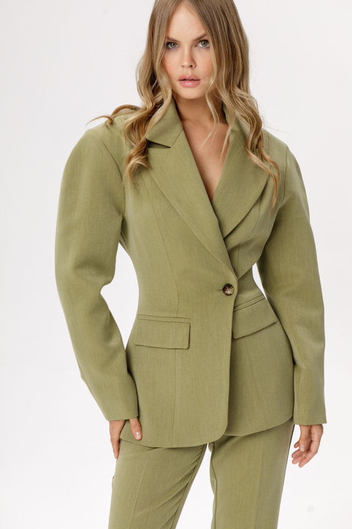 Жакет Pirs 6573 оливковый