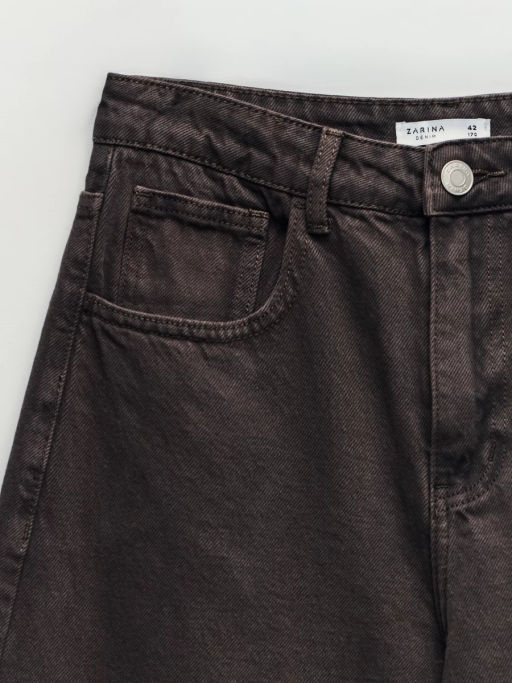 Джинсы barrel с высокой посадкой / Zarina  фото 9