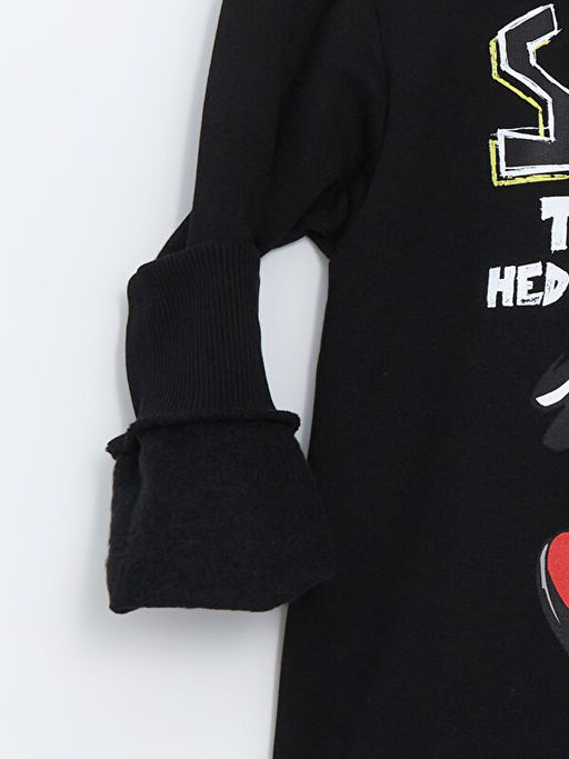 Sonic Bask?l? Erkek ?ocuk Kal?n Sweatshirt