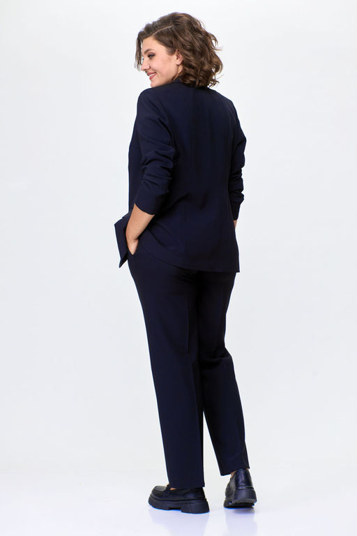 Костюм БелЭльСтиль 203/596 темно-синий однотон  фото 4